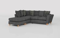 Theo Fabric 1 Corner 2 Left Hand Facing Chaise Scatter Back Sofa | Theo Sofa Range | ScS