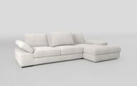 Savazza 4 Seater Sofa with Adjustable Back Rest Right Hand Facing Lounger | Savazza Sofa Range | ScS