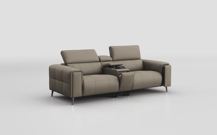 Casetti 3 Seater Sofa with Console & Manual Head Tilt | Casetti Sofa Range | ScS
