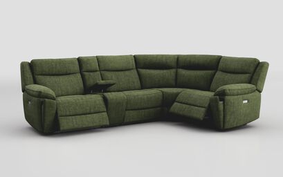 Villa 3 Corner 1 Power Recliner Sofa with Console | Villa Sofa Range | ScS