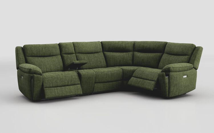 Villa 3 Corner 1 Power Recliner Sofa with Console | Villa Sofa Range | ScS