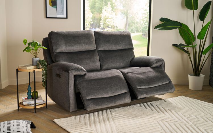 Caldbeck 2 Seater Power Recliner with Power Head Tilt, Lumbar & Heat | Caldbeck Sofa Range | ScS
