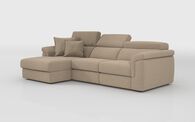 Taviano Large 3 Seater Sofa with Sliding Seats and Left Hand Facing Lounger | Taviano Sofa Range | ScS