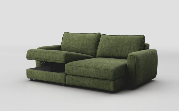 Lago 3 Seater Sofa with Right Hand Facing Sliding Seat & Left Hand Facing Storage Lounger | Lago Sofa Range | ScS