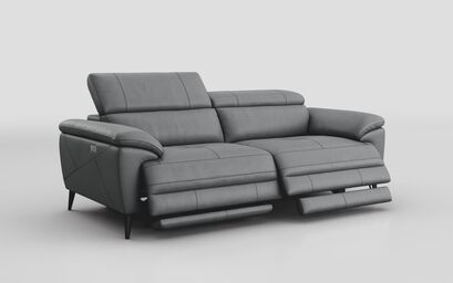 Rodello Express 3 Seater Power Recliner Sofa with Manual Head Tilt | Rodello Sofa Range | ScS