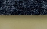 Camedria Dark Blue/Gold Metal Feet