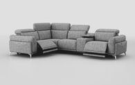 Gattolino 1 Corner 2 Power Recliner Sofa with Manual Head Tilt & Console | Gattolino Sofa Range | ScS