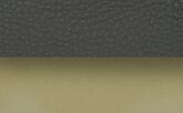 Macadamia Tarpaulin Grey/Gold Metal Feet