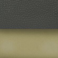 Macadamia Tarpaulin Grey/Gold Metal Feet