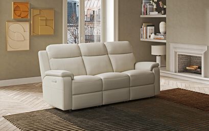 Calboli Express 2 Seater Power Recliner with Power Head Tilt & Lumbar | Calboli Sofa Range | ScS