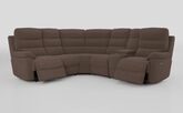 Ossett 2 Corner 2 Power Sofa with Right Hand Facing Console & Head Tilt