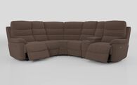 Ossett 2 Corner 2 Power Sofa with Right Hand Facing Console & Head Tilt | Ossett Sofa Range | ScS