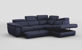 Bagnara 2 Corner 1 Right Hand Facing Storage Chaise with Sliding Footrest & Manual Head Tilt