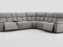 Pianello 3 Corner 3 Power Recliner Sofa with Console & Power Head Tilt | Pianello Sofa Range | ScS