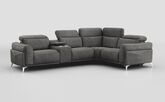 Gattolino 2 Corner 1 Static Sofa with Manual Head Tilt & Console