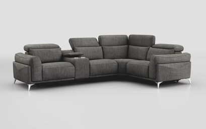 Gattolino 2 Corner 1 Static Sofa with Manual Head Tilt & Console | Gattolino Sofa Range | ScS