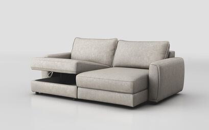 Lago 3 Seater Sofa with Right Hand Facing Sliding Seat & Left Hand Facing Storage Lounger | Lago Sofa Range | ScS