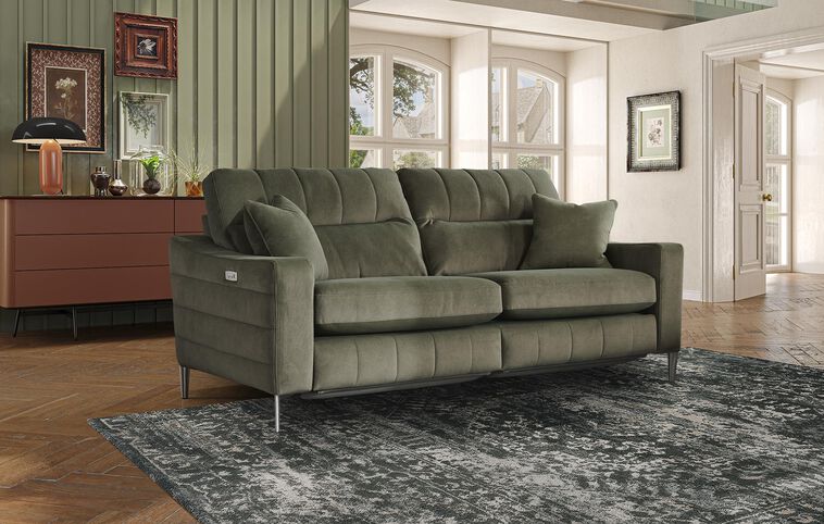 Gretna 3 Seater Power Recliner Sofa