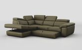 Bagnara 1 Corner 2 Left Hand Facing Storage Chaise with Sliding Footrest & Manual Head Tilt