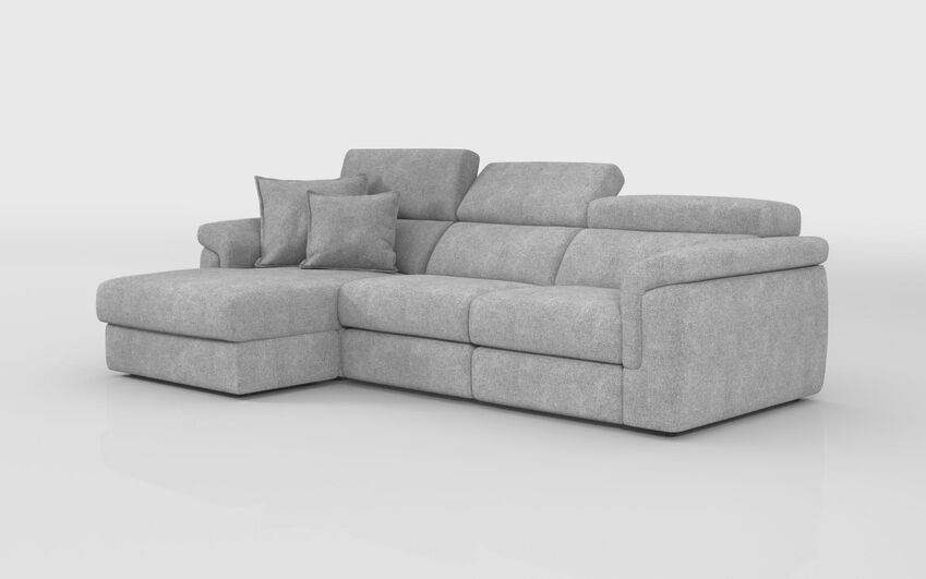 Taviano Large 3 Seater Sofa Sliding Seats Left Hand Facing Lounger