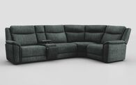 Savio 3 Corner 1 Sofa with Media Console & Black Charging Pad | Savio Sofa Range | ScS