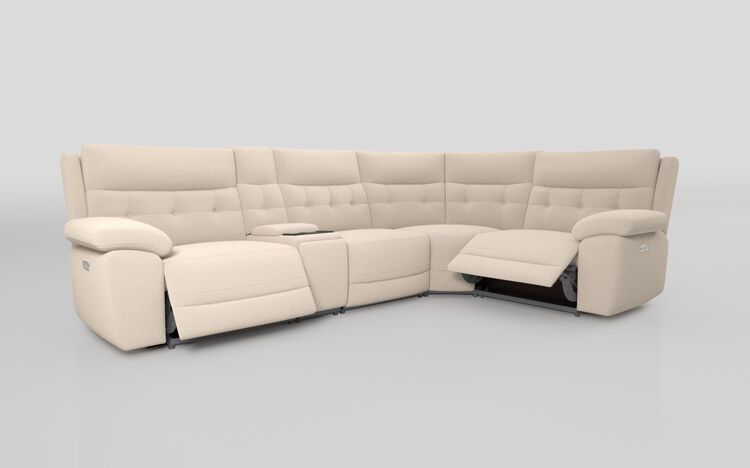Belford 3 Corner 1 Power Recliner with Media Unit and Power Head Tilt | Belford Sofa Range | ScS