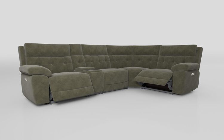 Belford 3 Corner 1 Power Recliner with Media Unit and Power Head Tilt | Belford Sofa Range | ScS