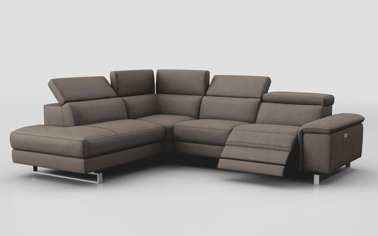 Viserba 2 Corner 3 with Right Hand Facing Power Recliner, Left Hand Facing Chaise & Manual Head Tilt | Viserba Sofa Range | ScS