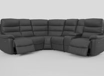 Ossett 2 Corner 2 Power Sofa with Right Hand Facing Console & Head Tilt | Ossett Sofa Range | ScS