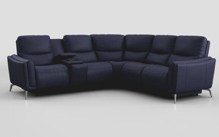 Valbiano 2 Corner 2 Power Recliner Sofa with Left Hand Facing Console | Valbiano Sofa Range | ScS