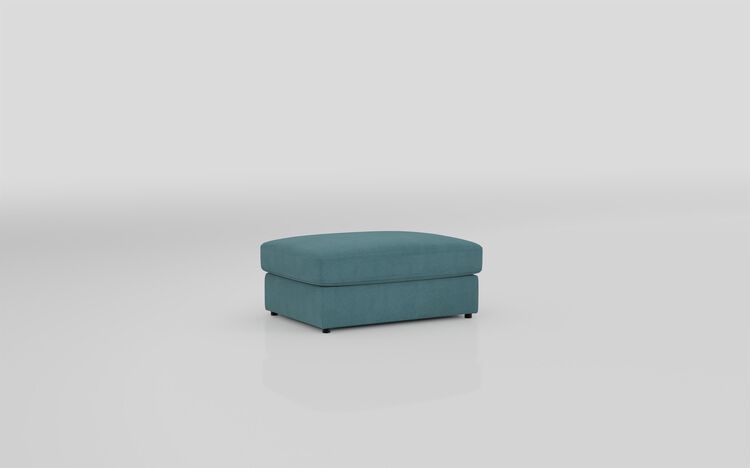Aspen Fabric Plain Top Banquette Footstool | Aspen Sofa Range | ScS