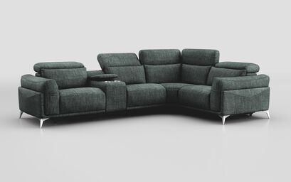 Gattolino 2 Corner 1 Static Sofa with Manual Head Tilt & Console | Gattolino Sofa Range | ScS
