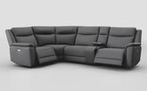 Savio 1 Corner 3 Power Recliner Sofa with Power Console