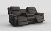 Poggiolo 3 Seater Power Recliner Sofa with Table 
