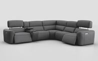 Oriolo 2 Corner 2 Power Recliner with Left Hand Facing Console & Head Tilt | Oriolo Sofa Range | ScS