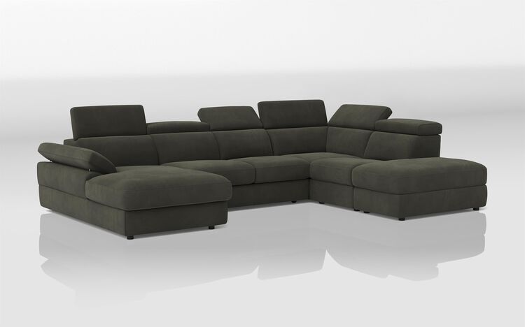 Quercioli 2 Corner 2 with Left Hand Facing Sofa Bed & Right Hand Facing Open End | Quercioli Sofa Range | ScS