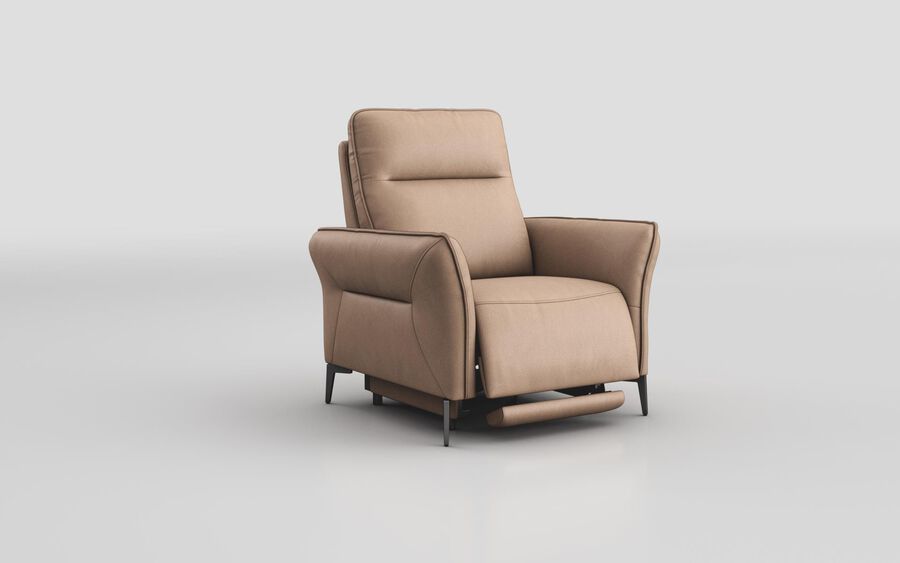 ScS Living Beige Camugnano Power Recliner Chair