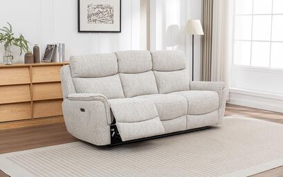 Riley 3 Seater Power Recliner with Power Head Tilt | Riley Sofa Range | ScS