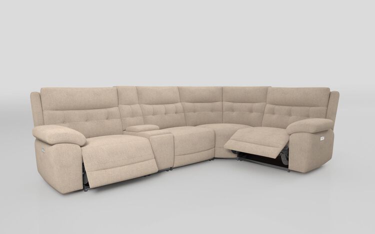 Belford 3 Corner 1 Power Sofa with Console & Headtilt | Belford Sofa Range | ScS
