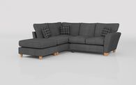 Theo Fabric 1 Corner 2 Left Hand Facing Chaise Standard Back Sofa | Theo Sofa Range | ScS
