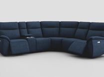 Solara 2 Corner 2 Power with Regular Storage Console | Solara Sofa Range | ScS