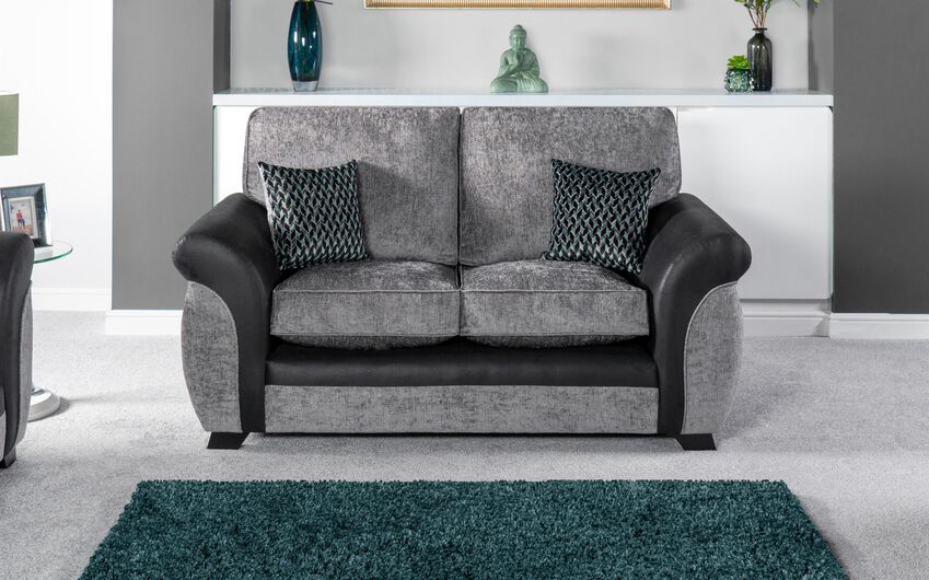 Kadie Fabric 2 Seater Standard Back Sofa