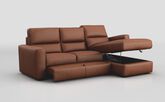 Loiano 3 Seater Sofa with Right Hand Facing Lounger & Sliding Footrest