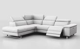 Viserba 2 Corner 3 with Right Hand Facing Power Recliner, Left Hand Facing Chaise & Manual Head Tilt