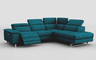 Viserba 3 Corner 2 with Left Hand Facing Power Recliner, Right Hand Facing Chaise & Manual Head Tilt | Viserba Sofa Range | ScS