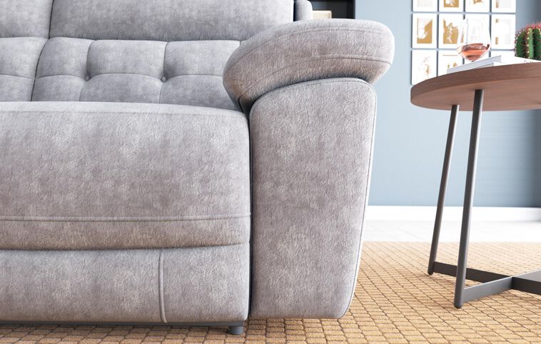 Belford 3 Corner 1 Power Recliner with Media Unit and Power Head Tilt