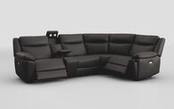 Villa 3 Corner 1 Power Recliner Sofa & Console with Lights | Villa Sofa Range | ScS