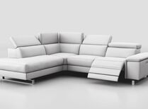 Viserba 2 Corner 3 with Right Hand Facing Power Recliner, Left Hand Facing Chaise & Manual Head Tilt | Viserba Sofa Range | ScS