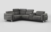 Gattolino 1 Corner 2 Static Sofa with Manual Head Tilts & Console
