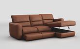 Tredozio 4 Seater Sofa with Sliding Footrest & Right Hand Facing Storage Lounger